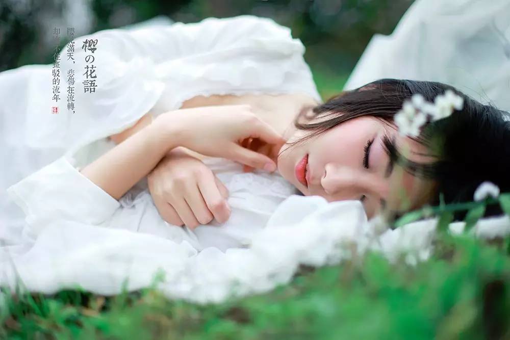 花季怎么拍好看,自由浪漫的人像照片