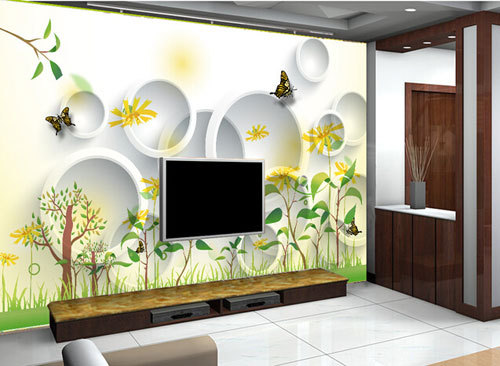 客厅背景墙3d立体墙贴,3d客厅背景墙效果图