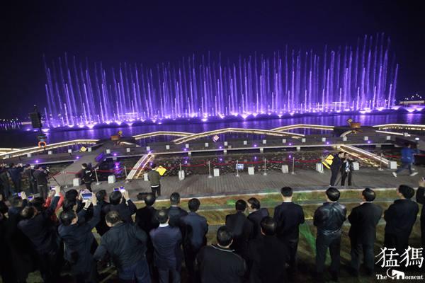 郑州航空港喷泉,郑州漂浮音乐喷泉