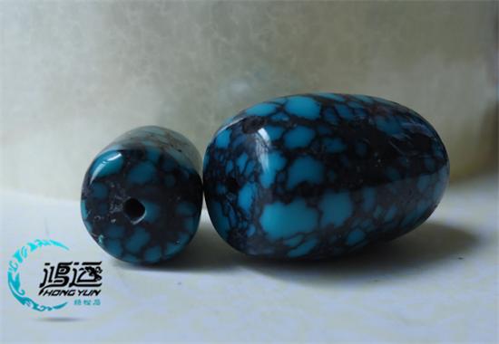 白乌兰花绿松石的特征,鸿运堂绿松石