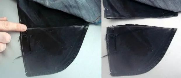 牛仔裤修补过程视频,牛仔裤破洞无痕修复贴