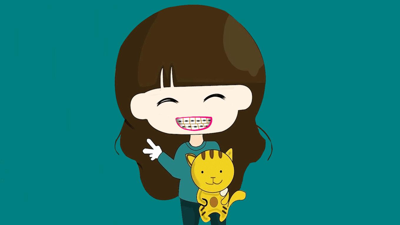 牙套上的丑钢丝,牙套上钢丝有一点锈