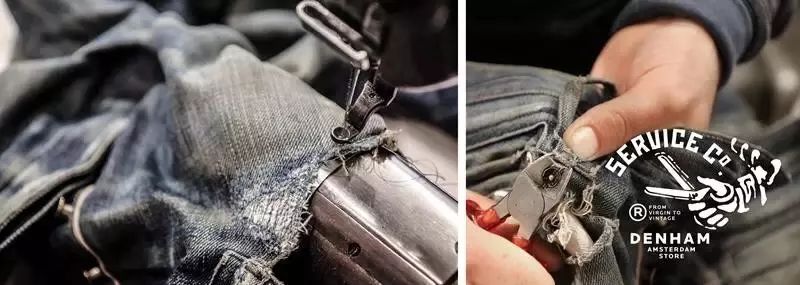 牛仔裤修补过程视频,牛仔裤破洞无痕修复贴