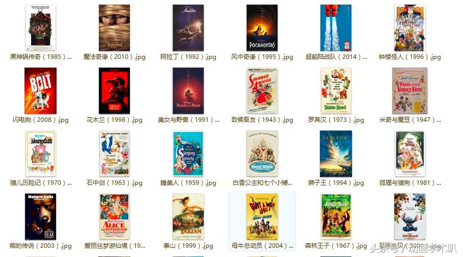 1000张！史上最全动画电影海报合集