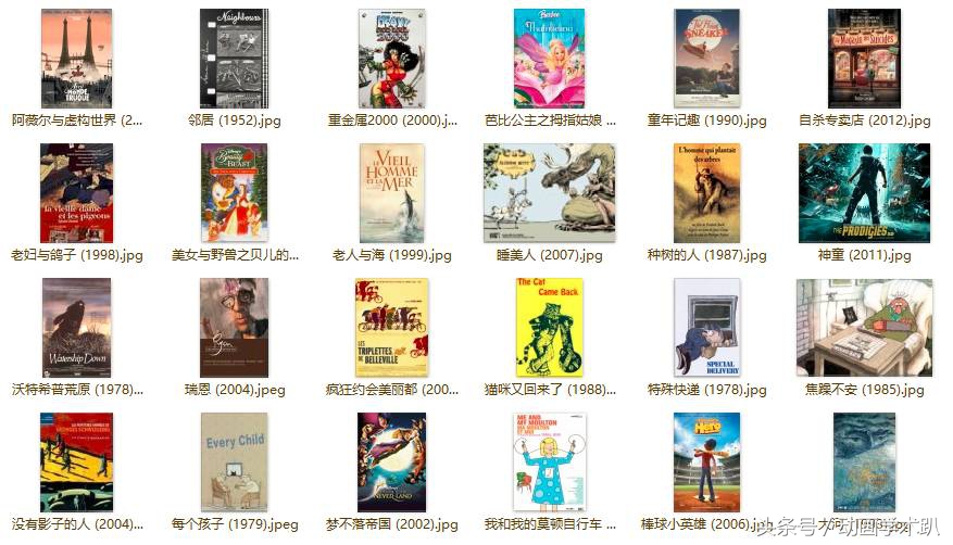 1000张！史上最全动画电影海报合集