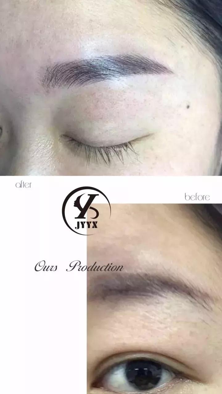 眉毛有点发蓝用什么颜色,眉毛做了两年还是很深发蓝