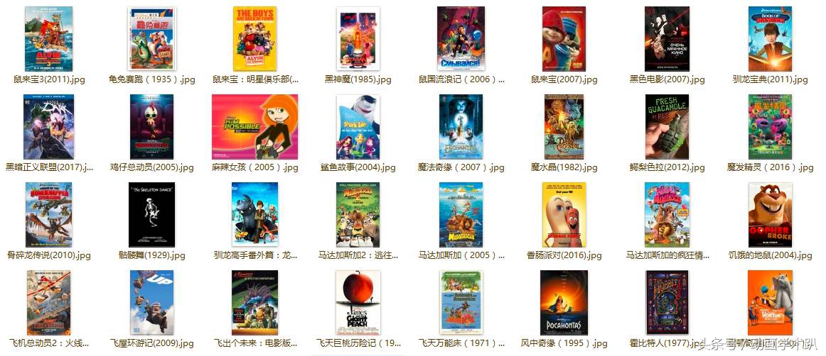 1000张！史上最全动画电影海报合集