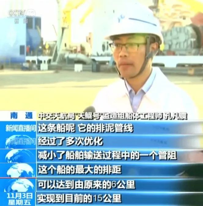 “天鲲”挖泥有多牛？削岩如泥1小时在足球场堆层楼