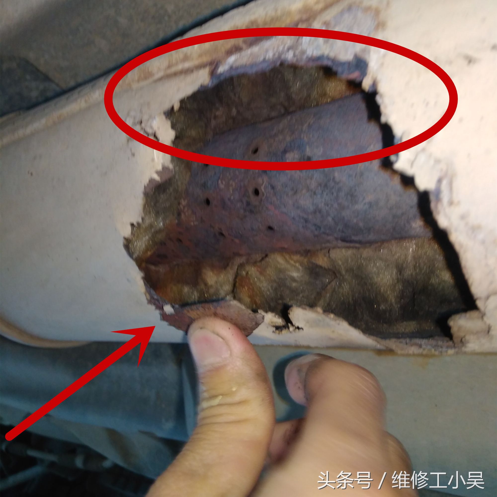 别克凯越排气管堵住了怎么办,别克凯越排气管中后段