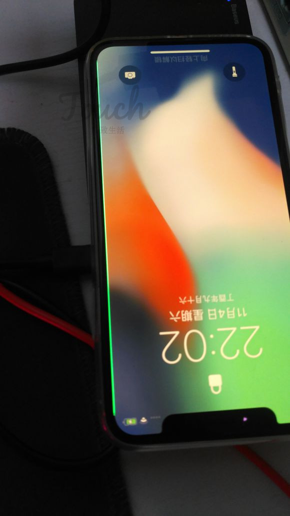 iphonex屏幕出现一条绿线,iphonex发售