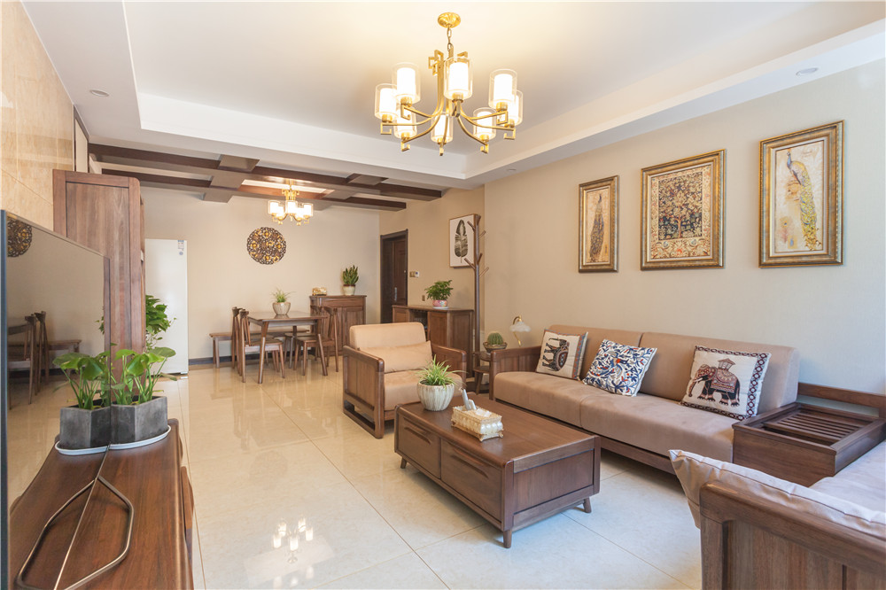 清新自然简约美式风实景，湖州华翠庭园，朋友参观后回家也想装