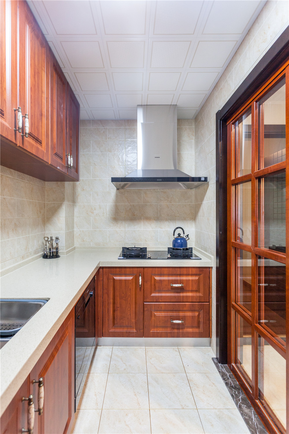 清新自然简约美式风实景，湖州华翠庭园，朋友参观后回家也想装