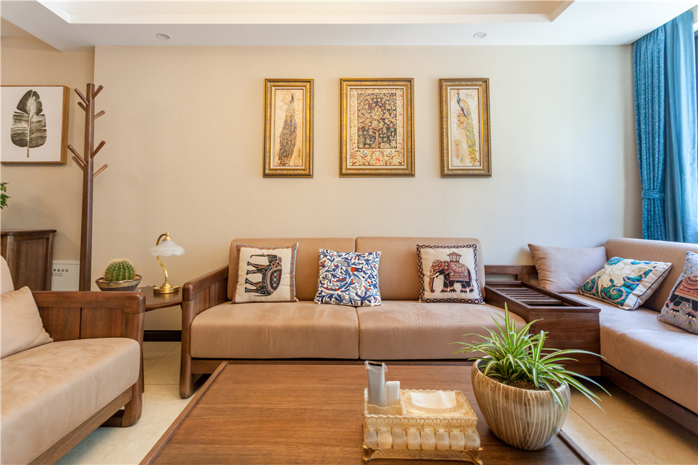 清新自然简约美式风实景，湖州华翠庭园，朋友参观后回家也想装