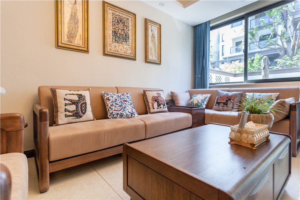 清新自然简约美式风实景，湖州华翠庭园，朋友参观后回家也想装