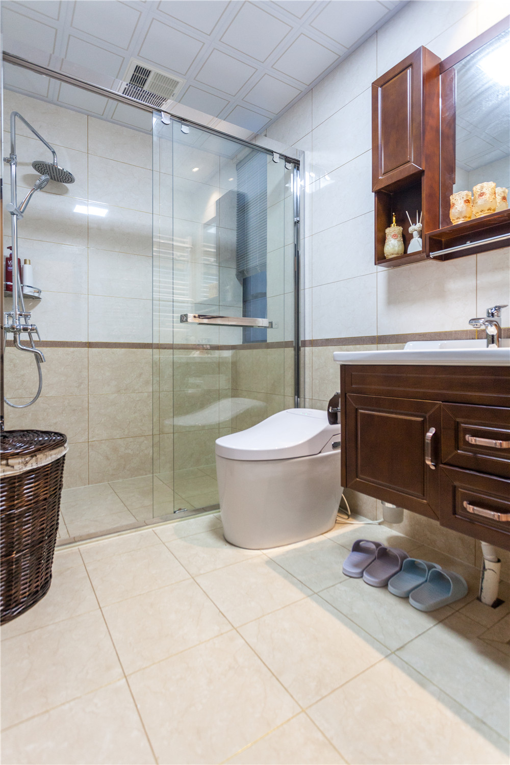 清新自然简约美式风实景，湖州华翠庭园，朋友参观后回家也想装