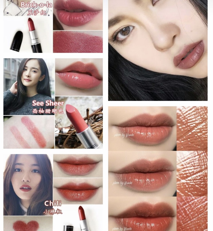 适合黄皮的12色系秋冬口红！不同价位不同色系，你喜欢哪一款？