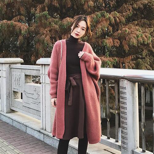 针织秋冬外套,针织外套冬天要怎么穿