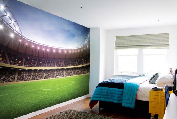 壁画卧室装修效果图,餐厅装修壁画效果图