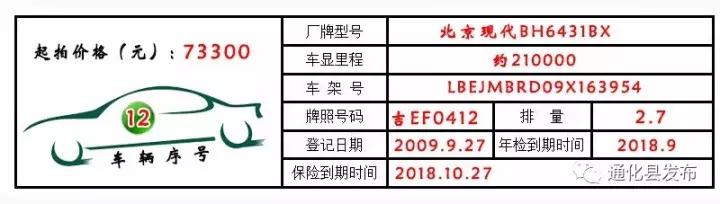 永新公车拍卖,通化最新拍卖公告