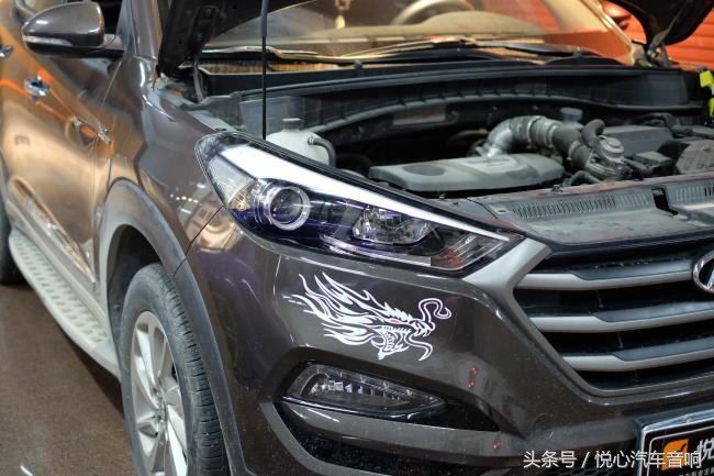 途胜l改海拉6透镜,第四代途胜改装外观最佳案例