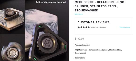 国外枪支配件企业不务正业，用枪支钢材做了一款指尖陀螺