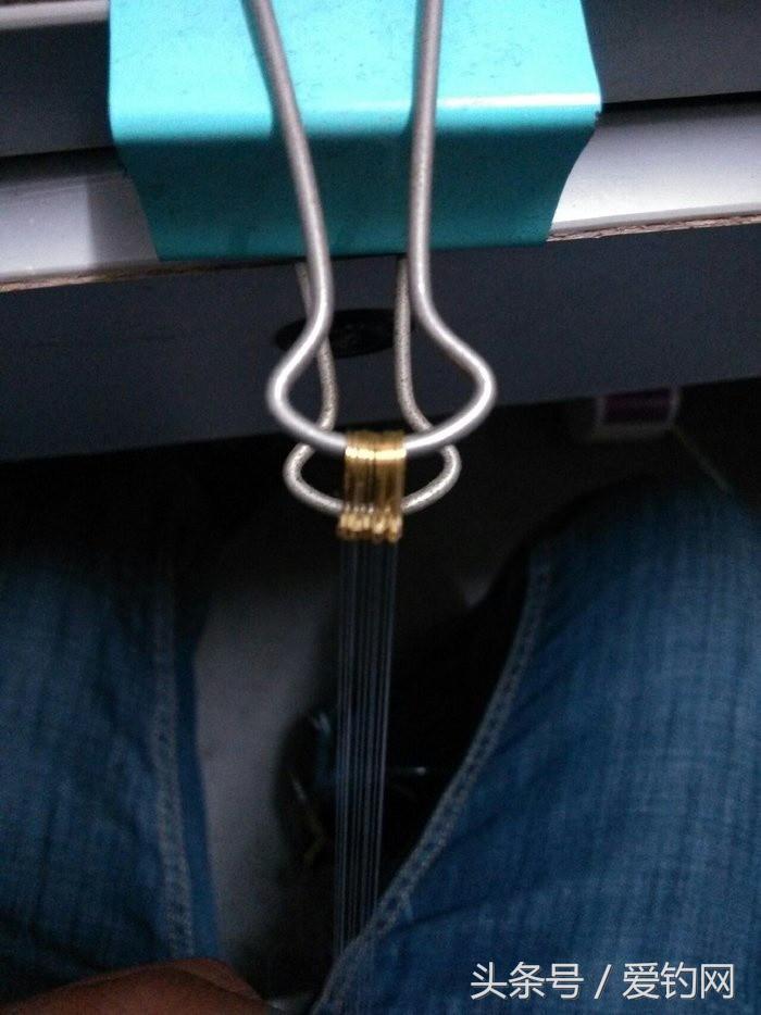爆炸鱼钩的绑法图解教学,双钩鱼钩8字环的绑法图解
