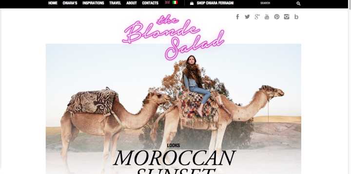 chiaraferragni鏃跺皻鍗氫富绌垮嵃鑺辫,chiaraferragni鏃跺皻鍗氫富