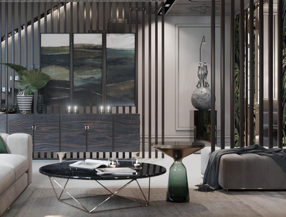 浴房设计小户型,100平左右法式复古风装修