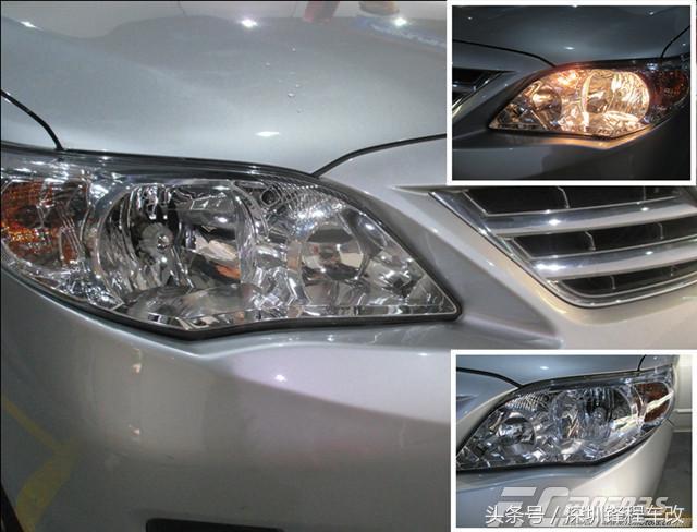 丰田卡罗拉全部灯光,丰田卡罗拉原车灯光