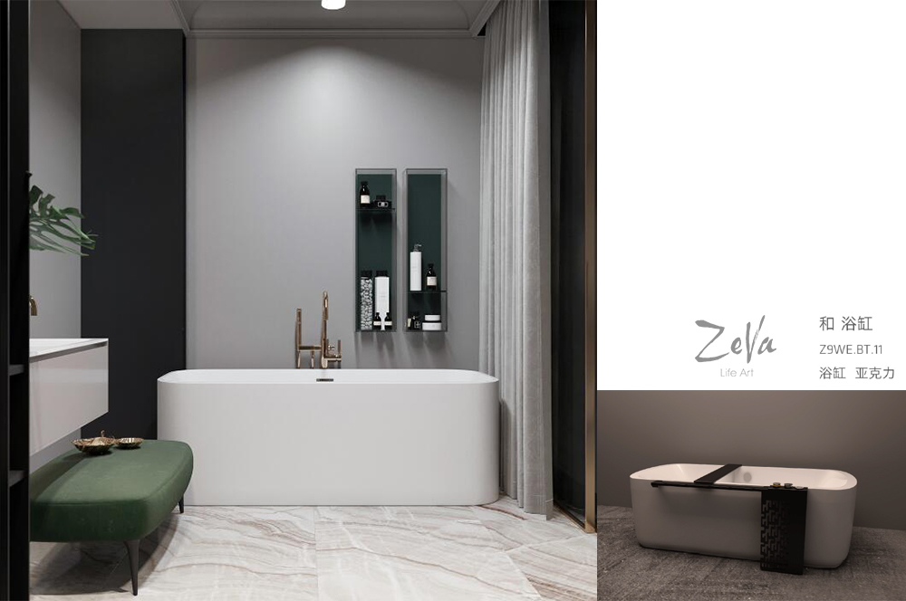 浴房设计小户型,100平左右法式复古风装修