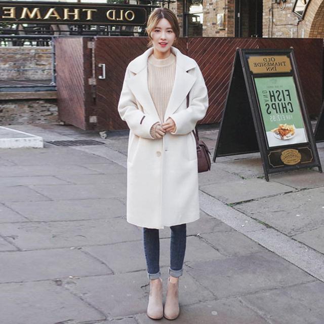 秋冬必备毛呢大衣轻松时髦不臃肿,秋冬纯色毛呢大衣气质范修身