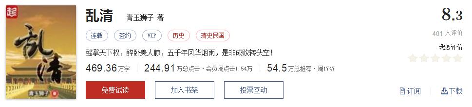 经典网络小说排行榜完本100篇,十大网络小说神作