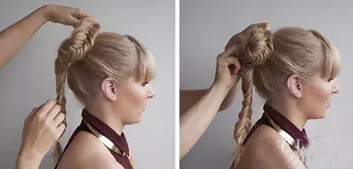 幼儿园编发鱼尾麻花辫,鞠婧祎同款鱼尾麻花辫