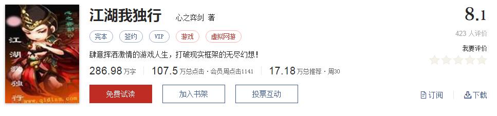经典网络小说排行榜完本100篇,十大网络小说神作