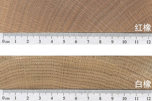 白橡木和红橡木哪个木纹清晰,家具红橡木好还是白橡木的好