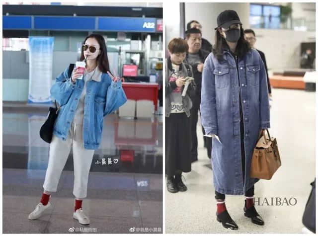 鹿晗刘昊然同款羽绒服,刘昊然中戏羽绒服机场