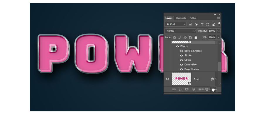 ps字体制作艺术字,ps字体制作立体阴影效果