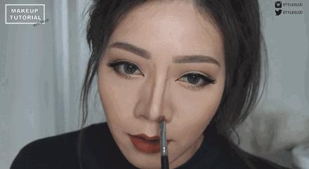 如何让自己的鼻子看起来很长,如何让大鼻子变小