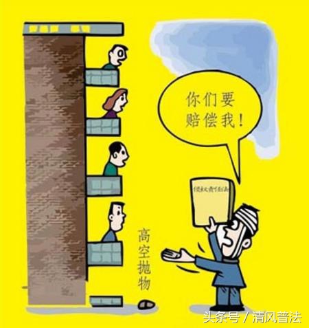 以案释法高空抛物的法律责任,以案释法被侵权怎么处理
