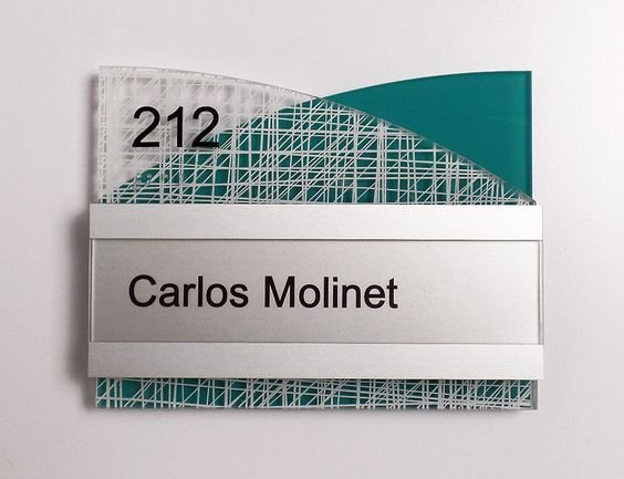 最美办公室牌子标识牌,创意办公室标牌设计