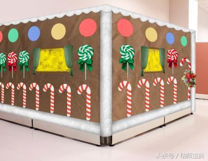 圣诞节主题教室布置,圣诞节布置教室大门