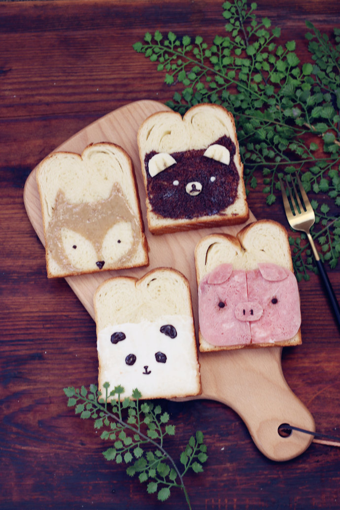 可爱吐司早餐做法,迷你可爱小吐司