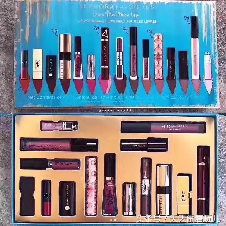 总缺一只口红拔草各大神圣诞口红套装