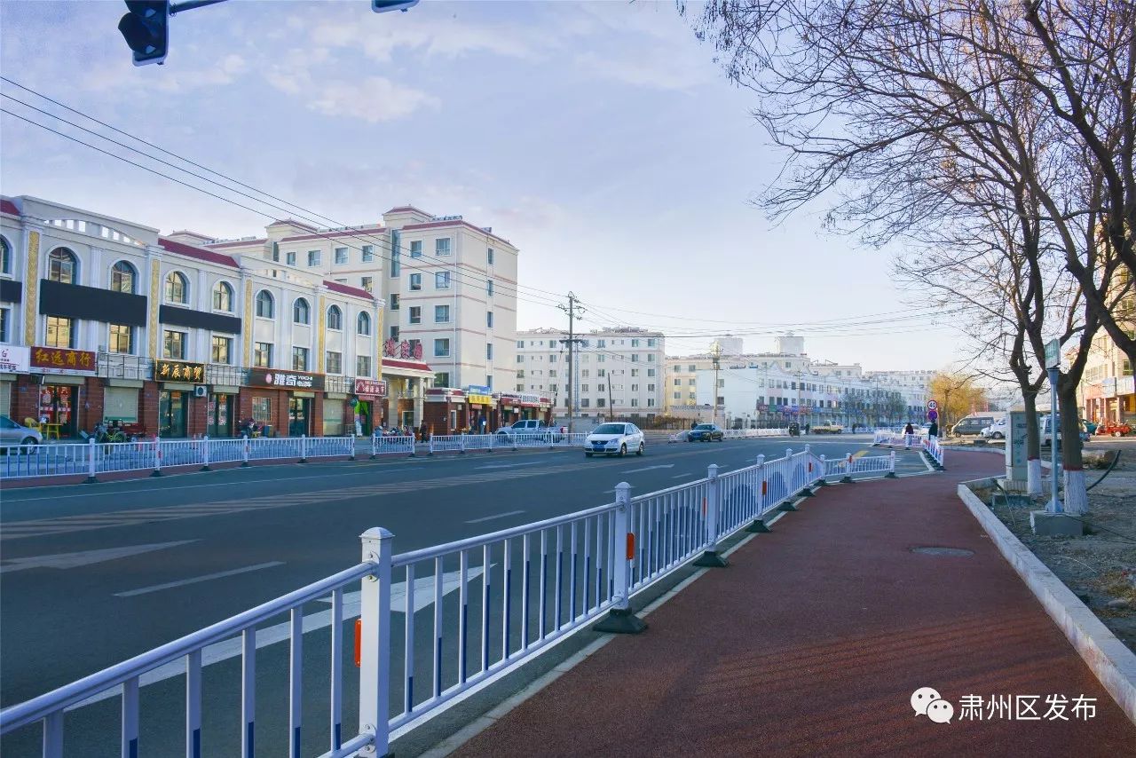 美呆了！肃州区惊现高大上的“彩色大道”，宝宝们快来围观！~