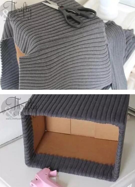 穿旧的毛衣,穿旧的羽绒服千万不要丢