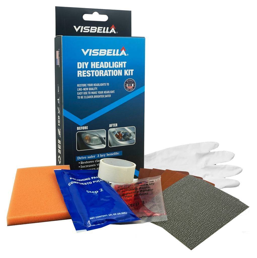 大灯发黄清洗实测小妙招,大灯老化模糊如何修复