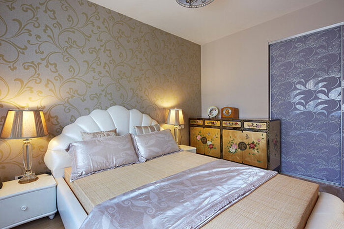 旧中式轻奢风格装修案例,青杉装修