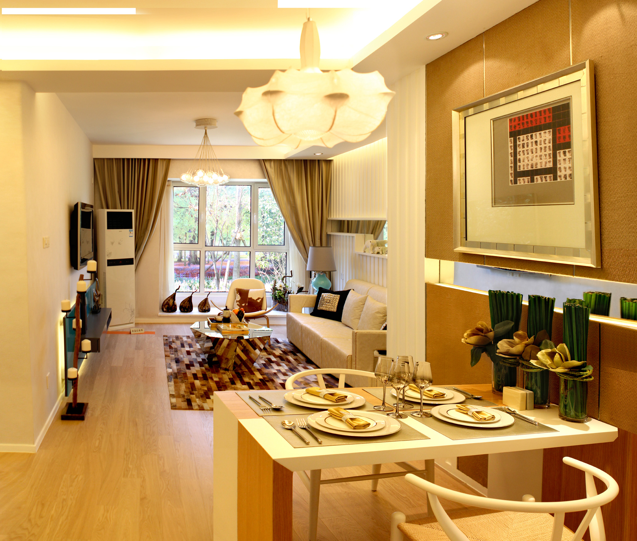 两室两厅小户型的装修效果图,小户型装修60平两居