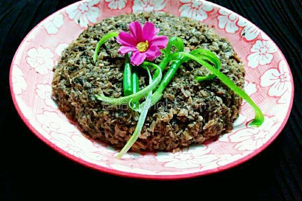 梅菜蒸肉饼广东味,梅菜蒸肉饼图片大全