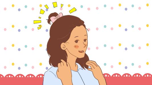 冲天辫小可爱,冲天小发髻